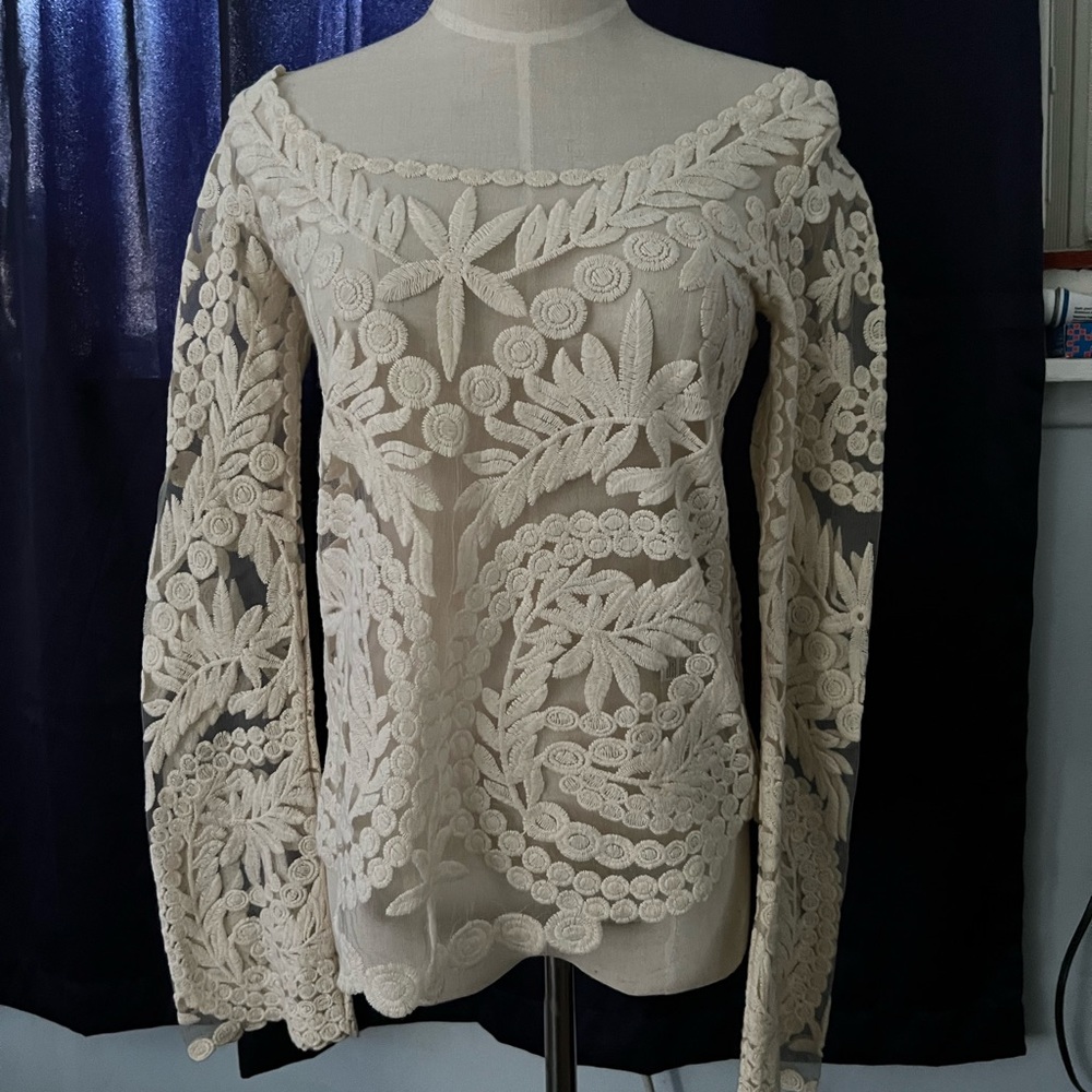 Brand new cream blouse
